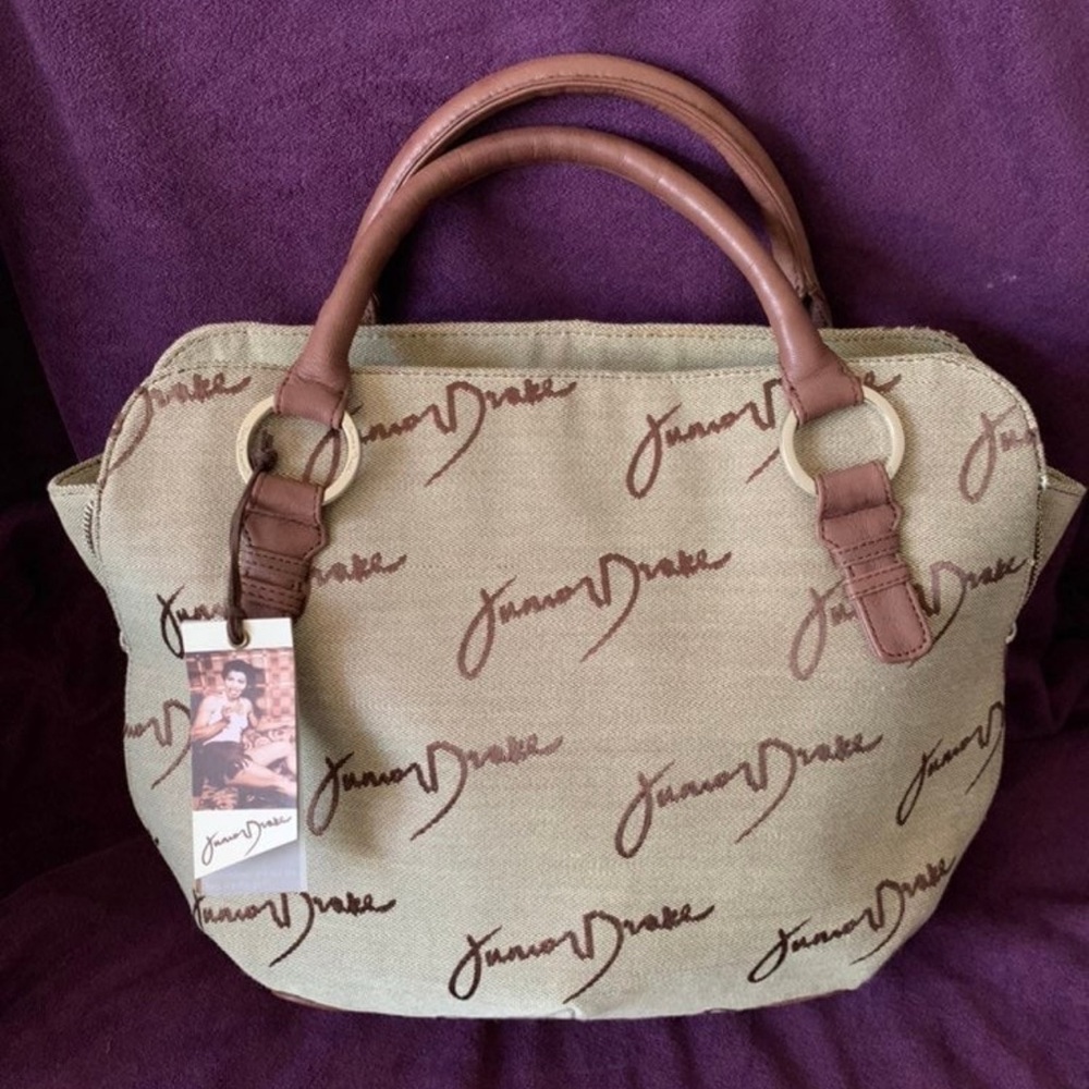 Junior Drake Tan and Brown Satchel